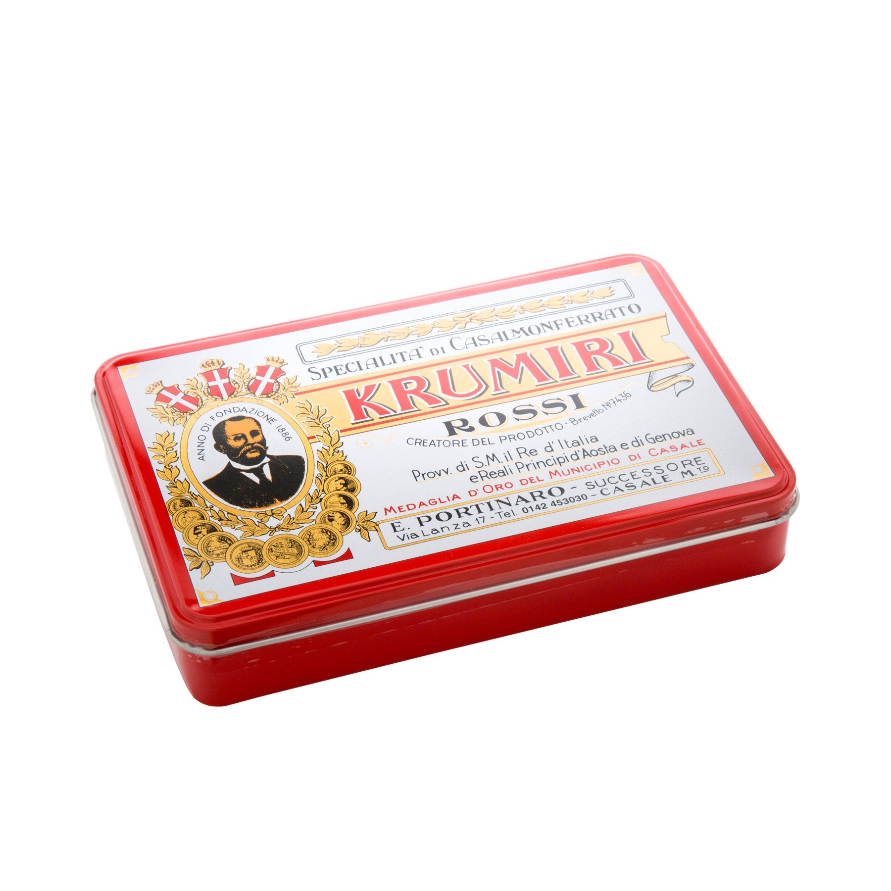 Krumiri Rossi Traditionsgebäck (400g Dose) - Piemons Weinkost